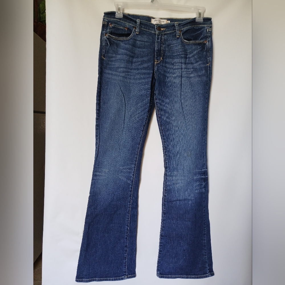 Abercrombie & Fitch Women's Boot Cut Jeans - Medium Blue